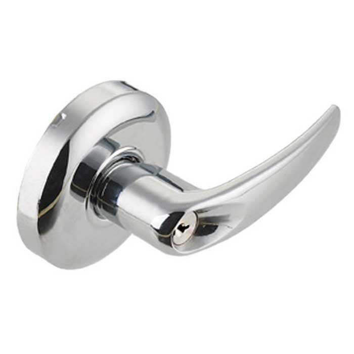 AG00-26D 3.9 in. Grade 2 Entry Lever Lockset, 626-US26D Satin Chrome