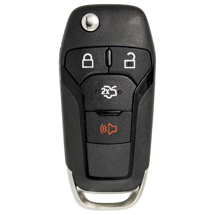 164-R7986-  4 Button Original Flip Key for 2013-2016 Ford Fusion