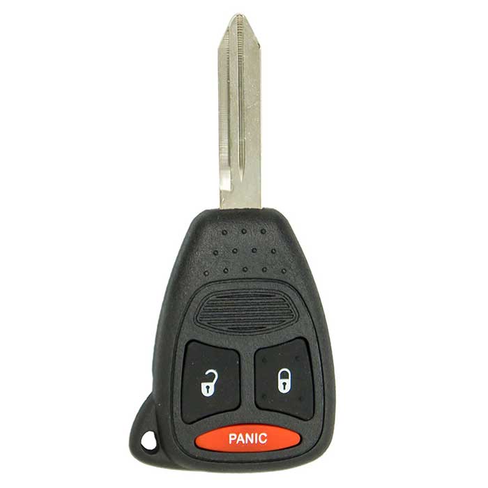 DSHELL-147 3-Button Remote Head Key Shell for 2004-2011 Chrysler Dodge Jeep