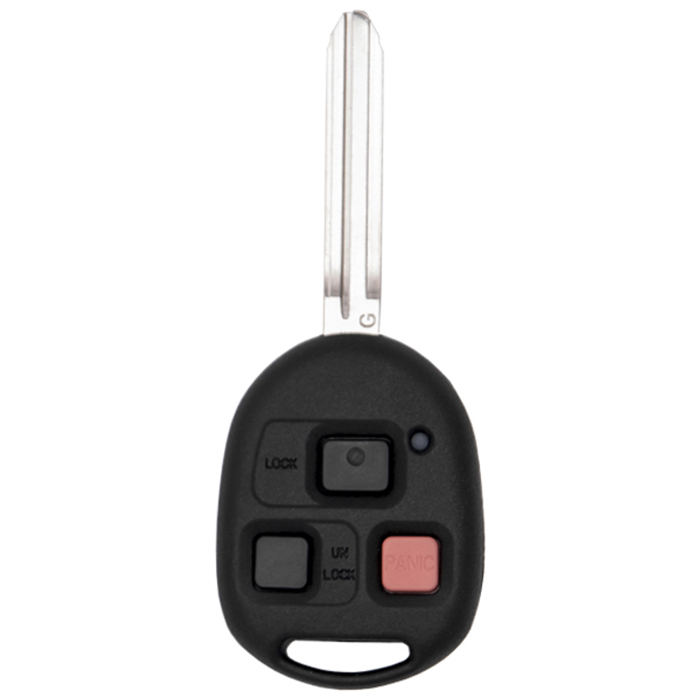 K2GPRO-TYFJ2 3 Button Replacement Remote Head Key for 2010-2015 Toyota FJ Cruiser