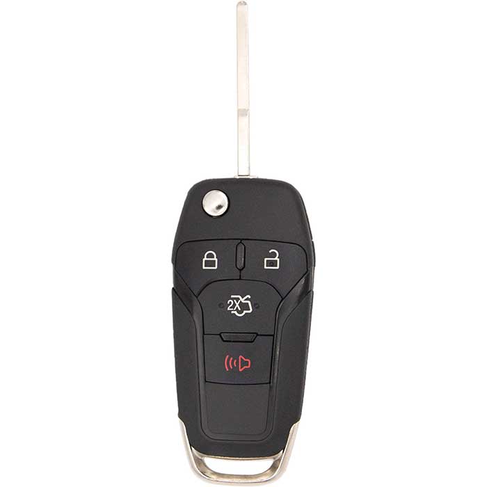 RK-FD-R7986 4 Button Replacement Flip Key for 2013-2016 Ford Fusion