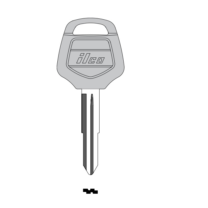 HD110-P Plastic Head Key for NP Honda Goldwing