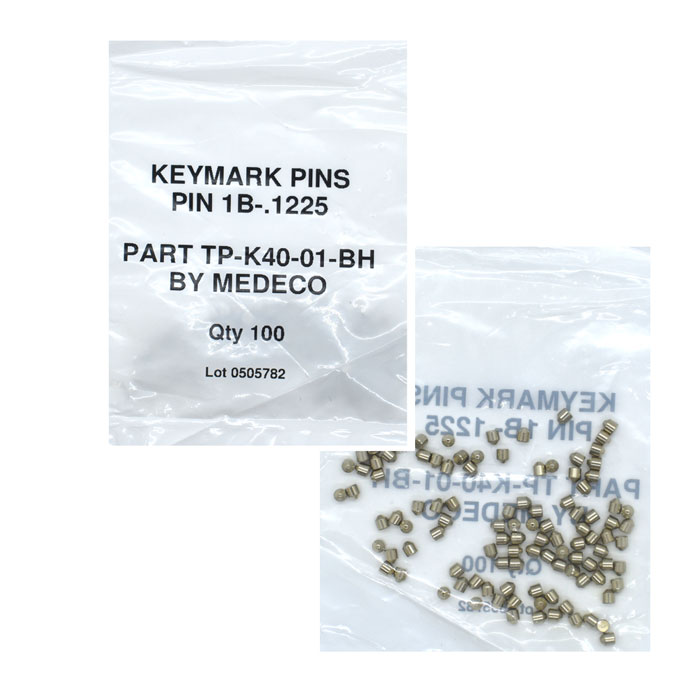 TP-K40-01-BH 1 Depth KM & X4 Bottom Pins - X4 SFIC only