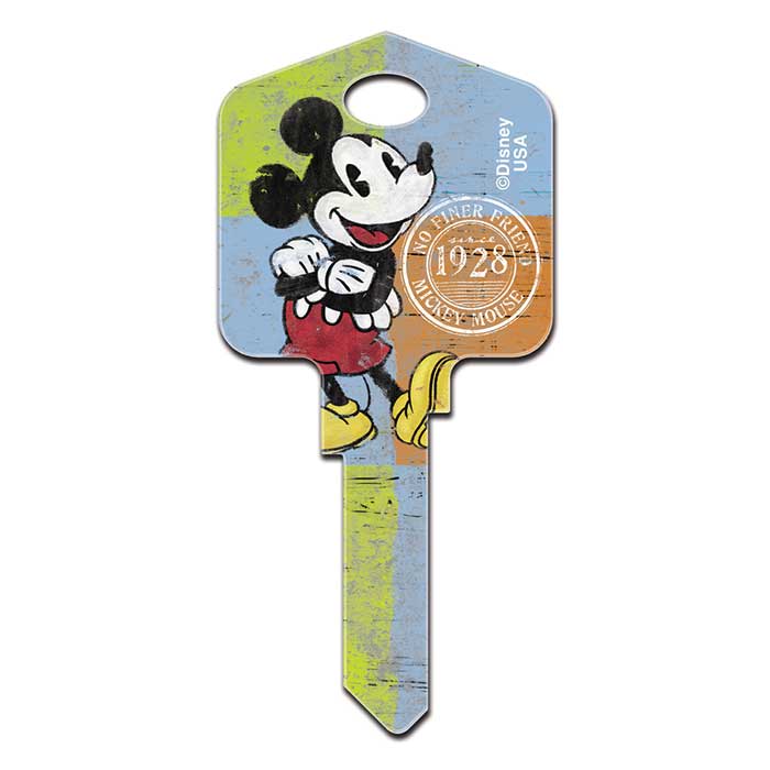 KW-D62 Disney Mickey Mouse 1928 Key Blank