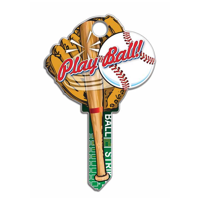 B120K Baseball Key Blank - Kwikset KW1-11 Keyway