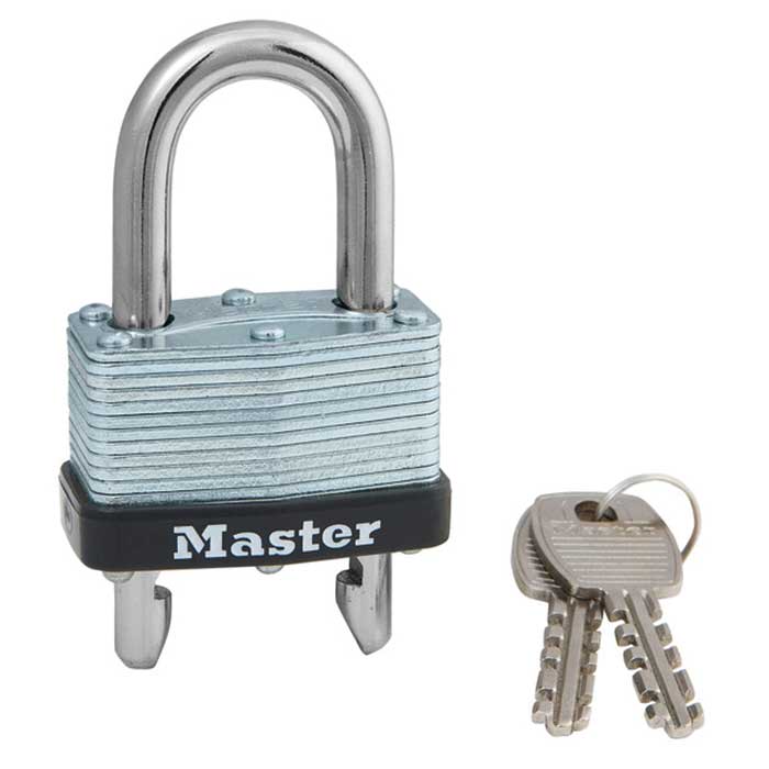 510-D 1.75 in. Shackle Adjustable-Length Laminated Warded Steel Padlock