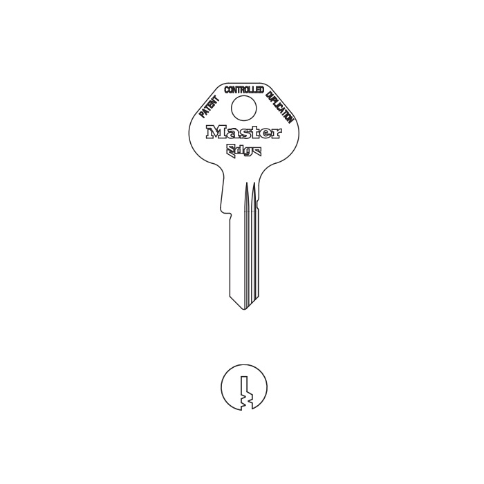 KWP6-EL-BOX Edge Key Blank for 6 Pin