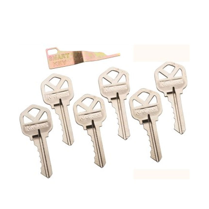 Kwikset 83336-001 6-KA Keys Ringed with Re-Keying Tool