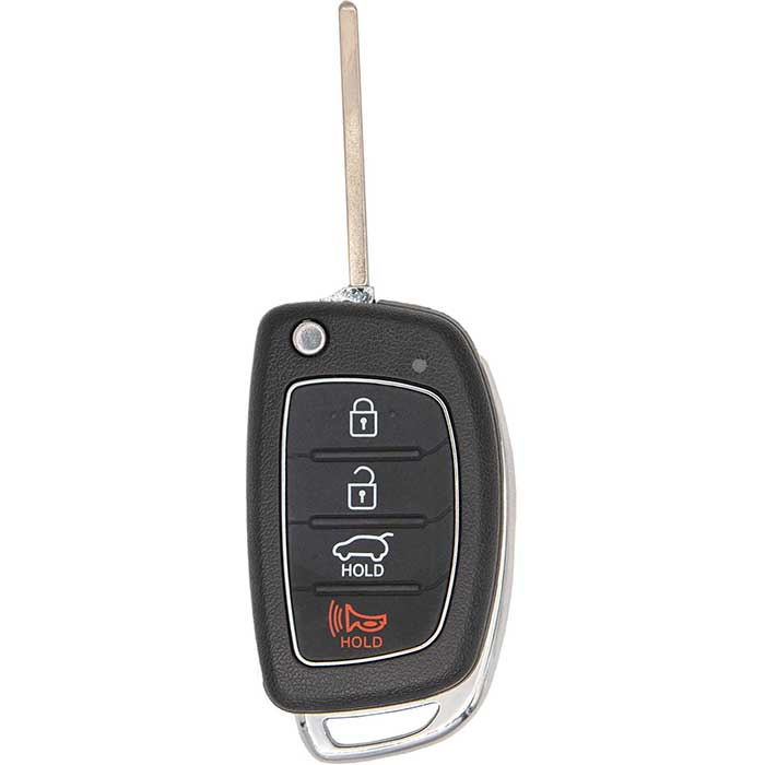 RK-KH-Z100 4 Button Replacement Remote Key for 2013-2016 Hyundai Santa Fe