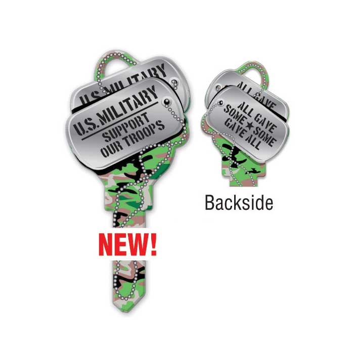 B141K Dog Tags Key Blank - Kwikset KW1-11 Keyway