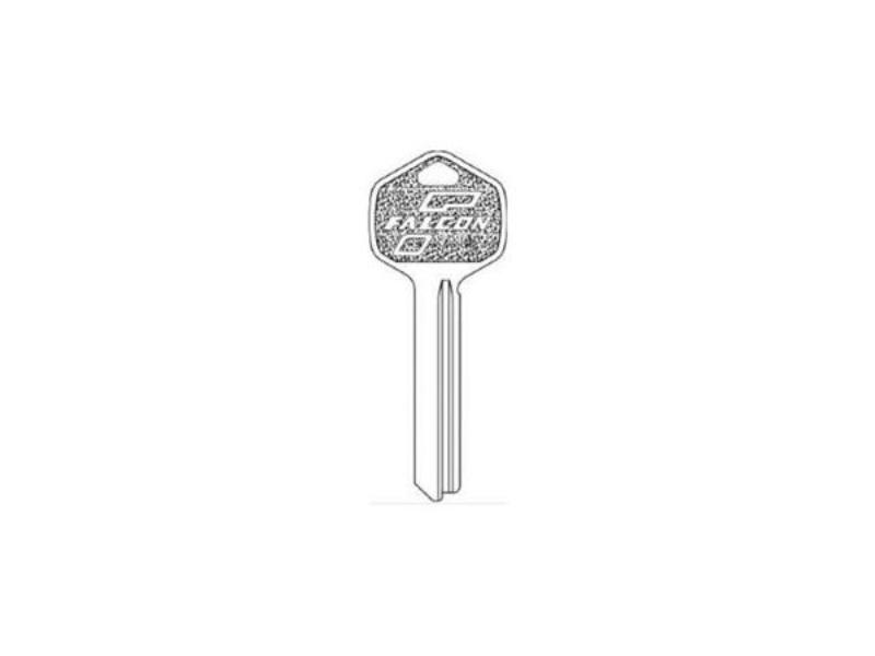 KB581-E E Keyway 7-Pin Standard Key Blank