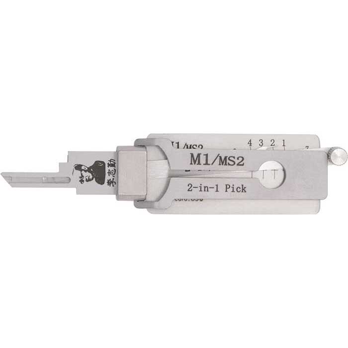 OL-M1-MS2-AG 2-in-1 Pick & Decoder Tool for Master Padlocks