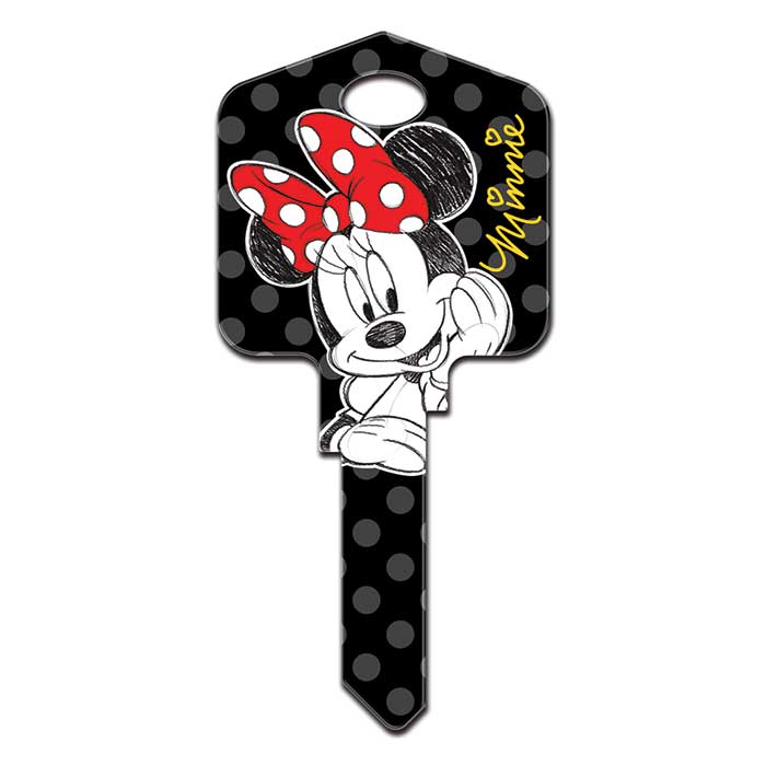 KW-D83 4.4 in. Disney Minnie Mouse Key Blank