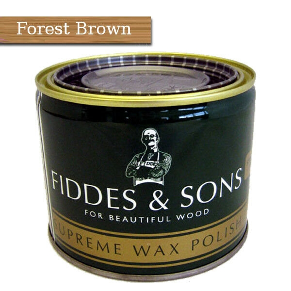 Picture of Fiddes & Sons FIDSUP-FB  Fiddes Supreme Wax Polish 400 ML-Forest Brown