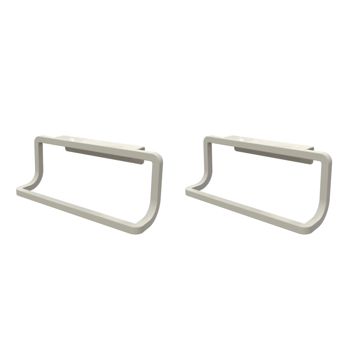 Picture of Akita Line HomeMarket ANS-B30-HOOKTOWEL-KITCHN-BG-2PK Kitchen Dish Towel Holder, Decorative Kitchen Hand Towel Holder For Cabinet, Pack of 2 (Beige)