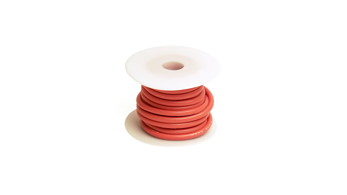 RCE1206 25 ft. 10 gauge Silicone Ultra-Flex Wire - Red