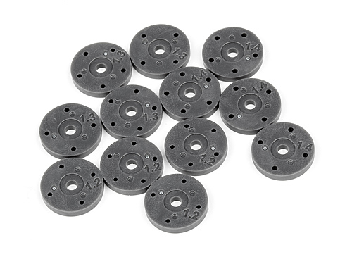 1.2, 1.3 & 1.4 mm 4 & 5 Hole Shock Piston Set Apache C1