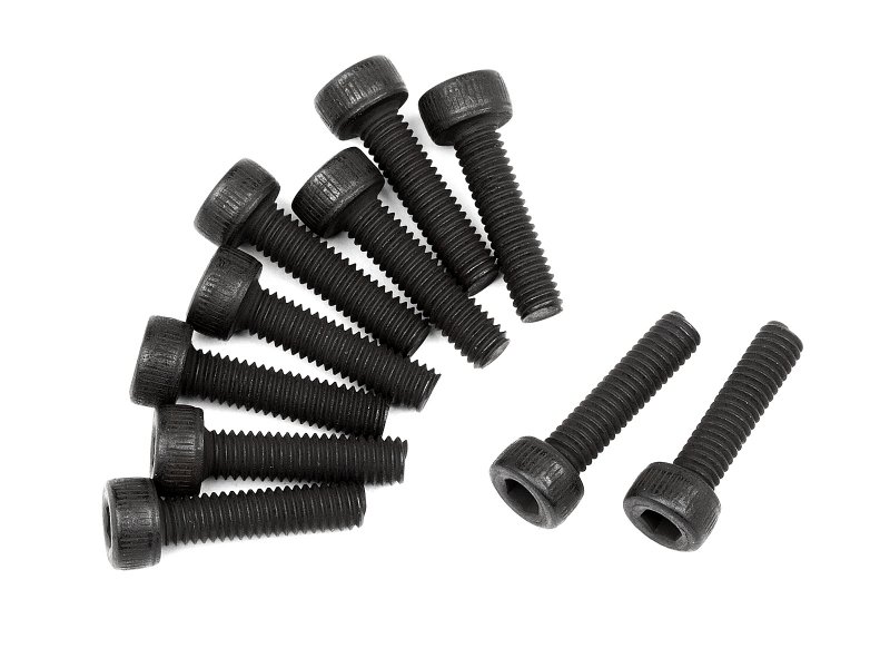 M2.5 x 10 mm Caphead Screw Hexhead - 10 Piece
