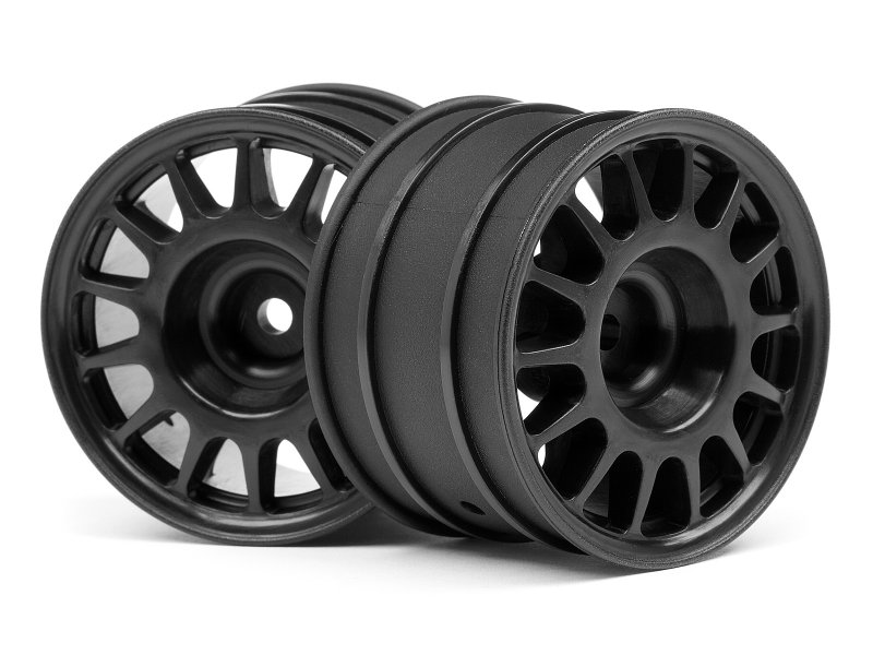 48 x 33 mm WR8 Rally Off-Road Wheel, Black - 2 Piece