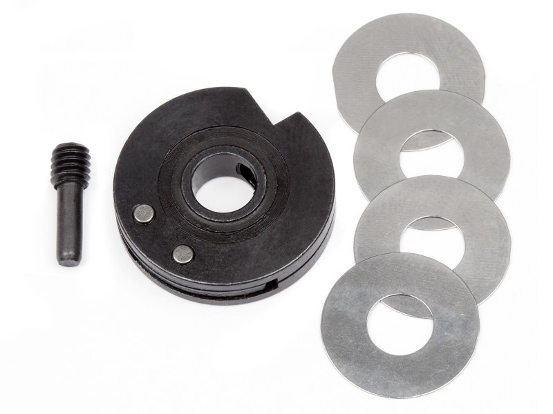 HPI111097 6 x 21 x 5 mm Second Gear Clutch Holder Savage Set, Black