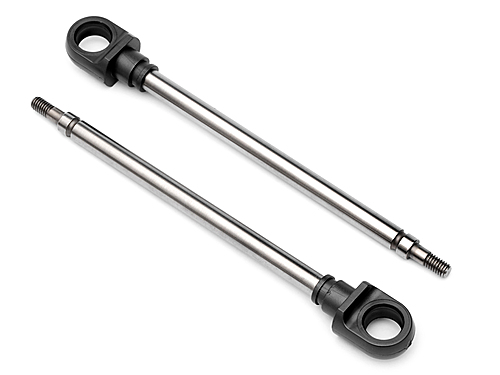 HPI86448 6 x 105 mm Shock Shaft Baja-5 Spare Parts, Black - 2 Piece