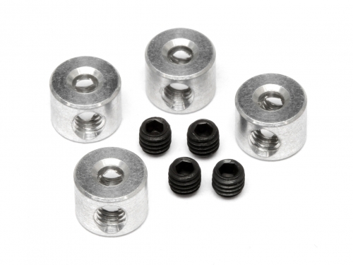 2.3 mm Stop Collar Baja-5 Spare Parts - Black - 4 Piece