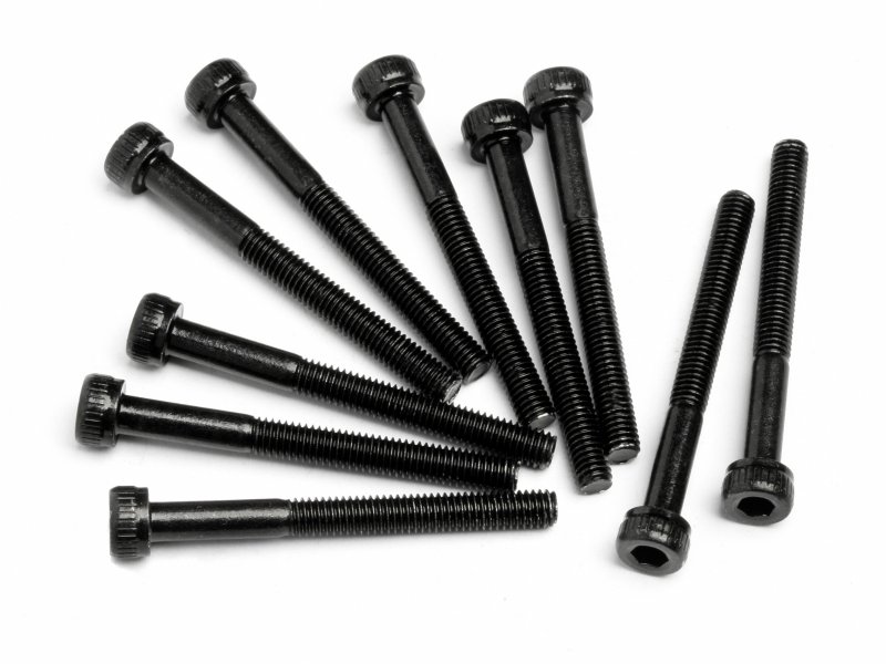 Cap Head Screw M3X30 Blitz E-Firestorm Spare Parts, Black - 10 Piece