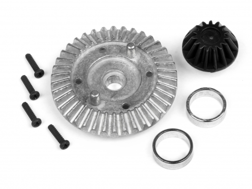 Differential Gear Set - Black - E-10 - Precision Engineering