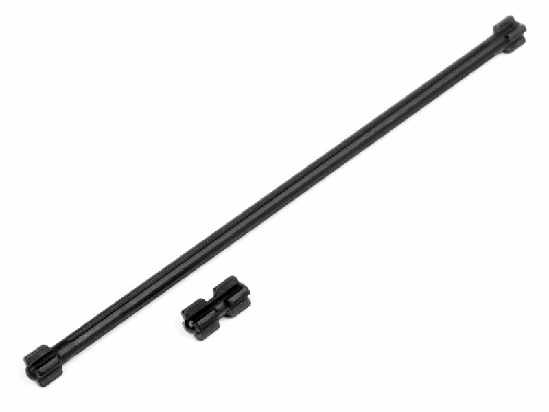 Center Drive Shaft Set E-10 Spare Parts, Black