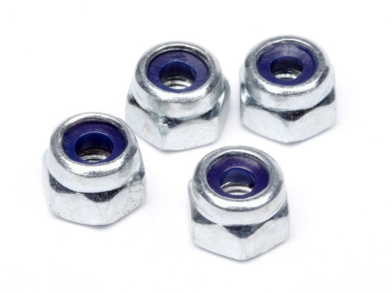 Lock Nut M2.5 Spare Parts, Black - 4 Piece
