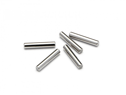 1.5 x 8 mm Pin for Spare Parts - Black - 5 Piece