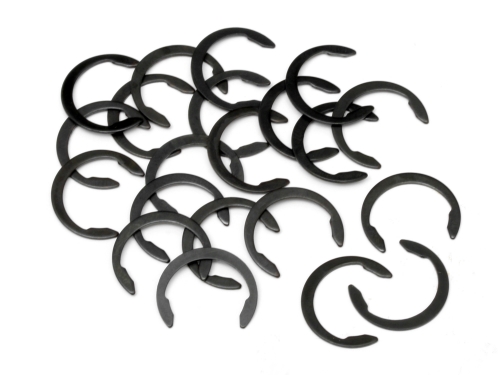 10.5 mm C-Clip Spare Parts - Black - 20 Piece