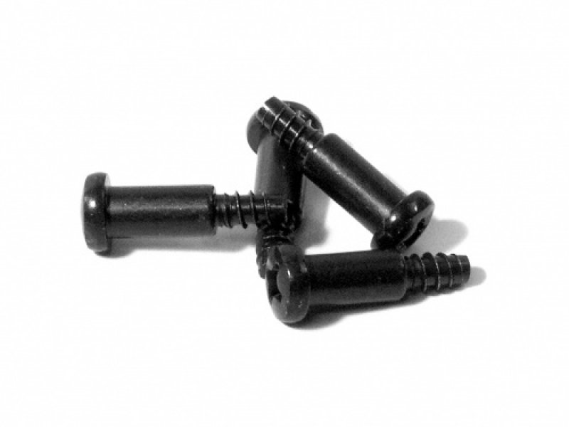 M3 x 14 mm Step Screw Spare Parts, Black - 4 Piece