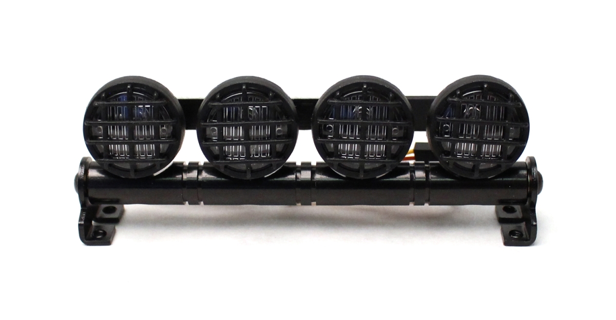 RCE3413 100 mm 1 of 10 Scaler LED Round Light Bar Spare Parts, Black