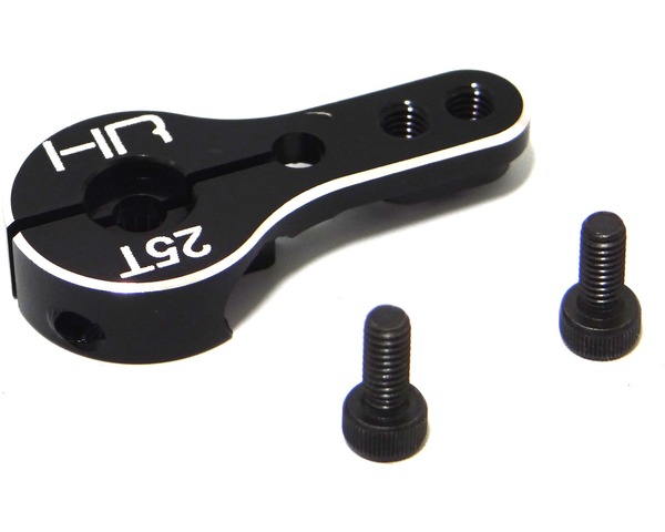 HRASHM25M01 Aluminum Lock Servo Arm, 2 Hole, M3 Mount & 25 Tooth