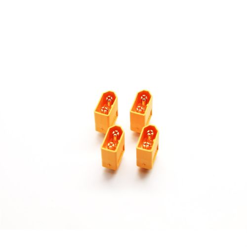 XT60U Male Connectors, 4 Piece