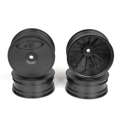 Picture of DE Racing DERSB4A4B AE B64 & TLR22 3.0 Front for Speedline Buggy Wheels&#44; Black