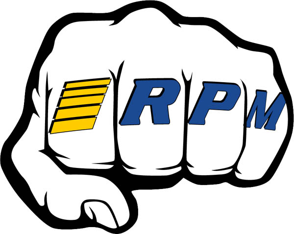 RPM70020 RPM Fist Logo Decal Sheets