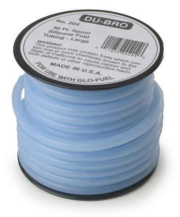 DUB204 0.12 in. x 30 ft. Super Blue Silicon Tubing, Large