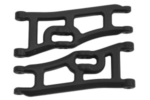 Wide Front A-arms for the Traxxas E Rustler & Stampede 2wd - Black