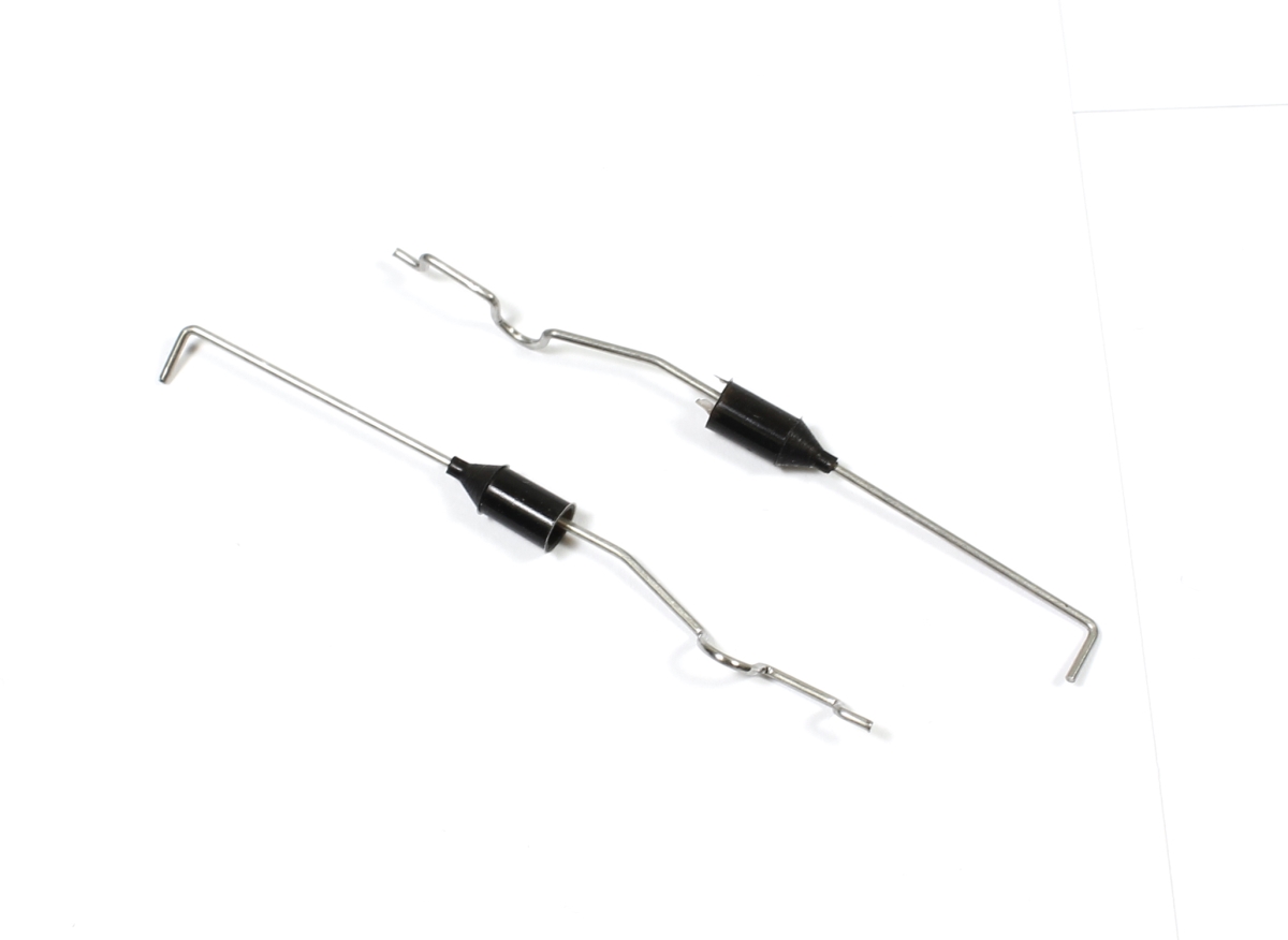 Marlin MX Rudder Push Rod, Black - Set of 2