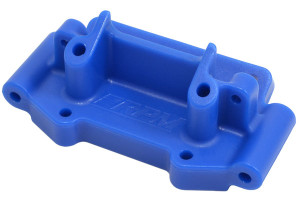 Blue Front Bulkhead for most Traxxas 1by10 scale 2wd Vehicles