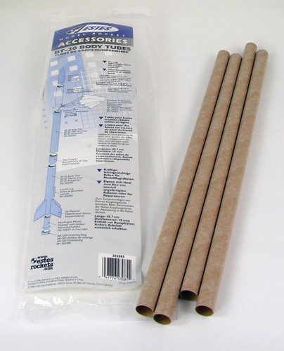 BT-20 Body Tube for Model Rockets - Pack of 4