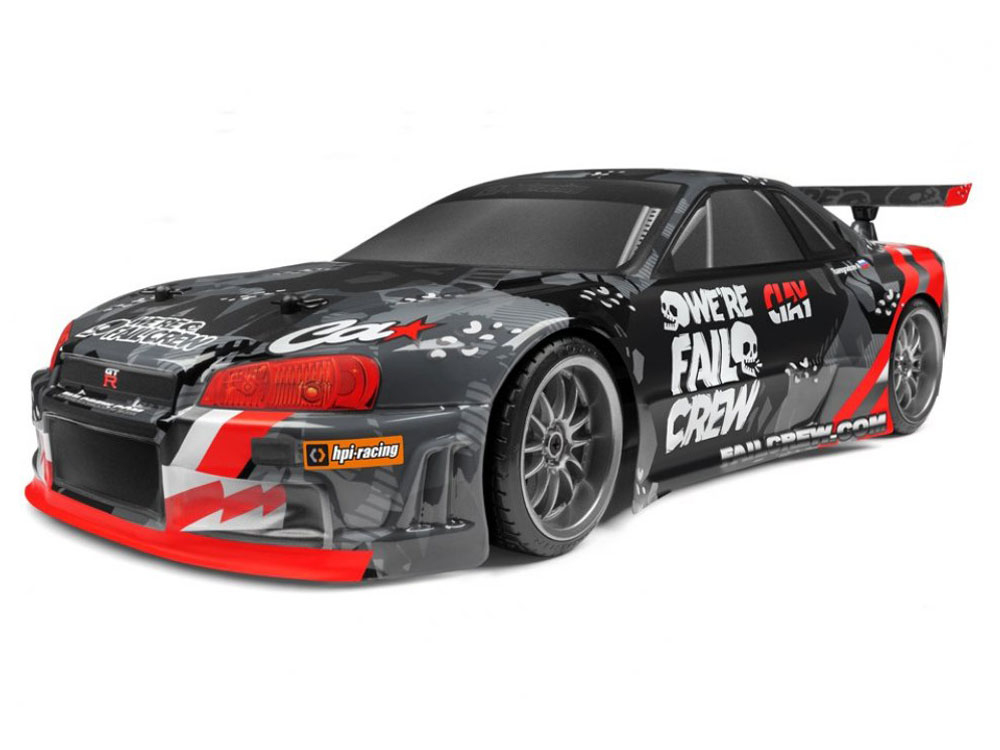 Picture of HPI Racing HPI120091 E10 Drift Fail Crew Nissan Skyline R34 GT-R Assembled
