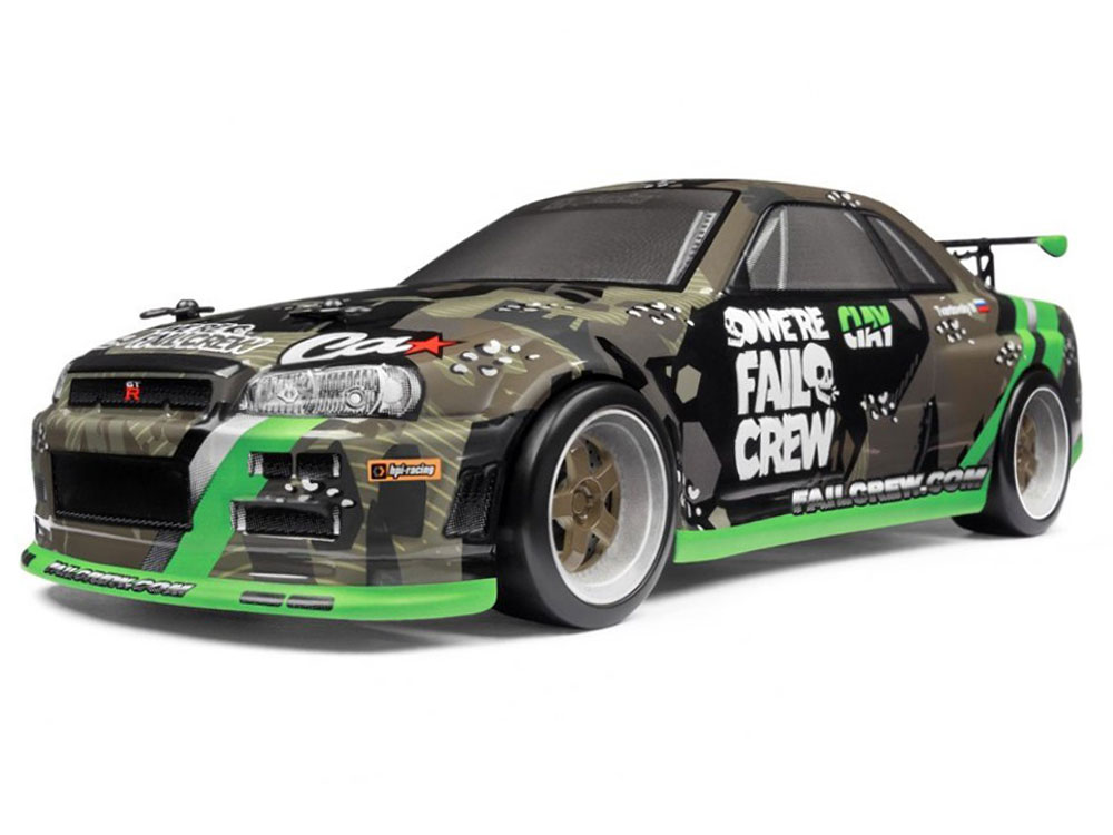 Picture of HPI Racing HPI120101 Micro RS4 Drift Fail Crew Nissan Skyline R34 GT-R
