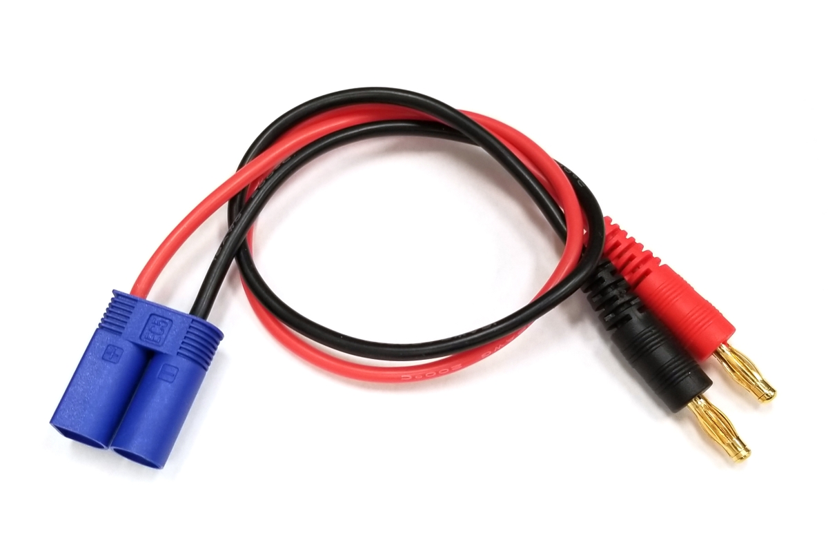 RCE1617 Charge Apadter EC5 Device to M 4 mm Bullets - 300 mm Wire