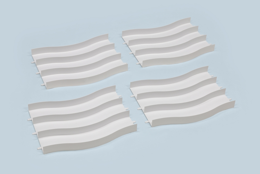 JR Circuit Wave Section Japan Cup, White - 4 Piece