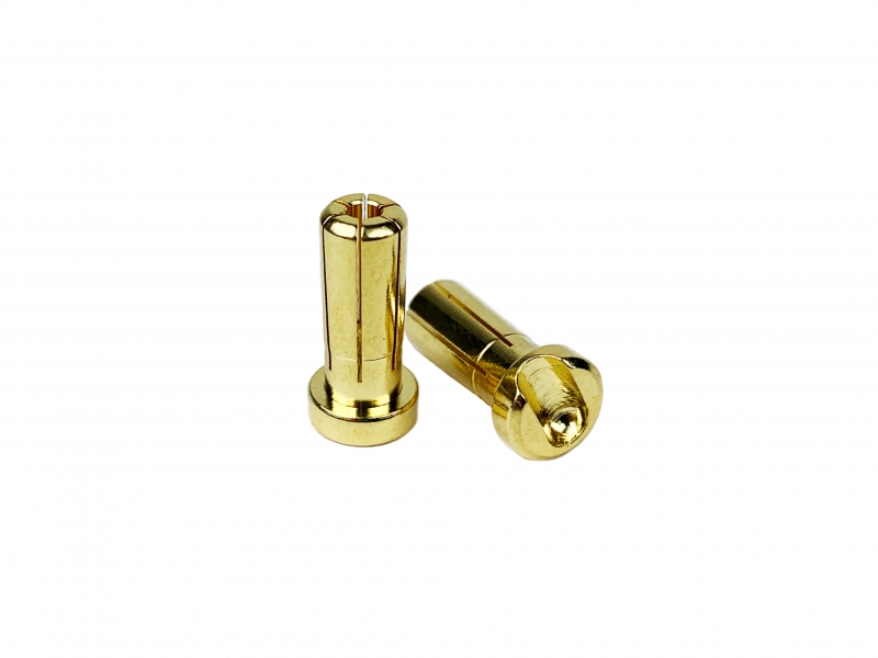 Picture of 1UP Racing 1UP190405 5 mm Low Pro Bullet Plugs - Pack of 10