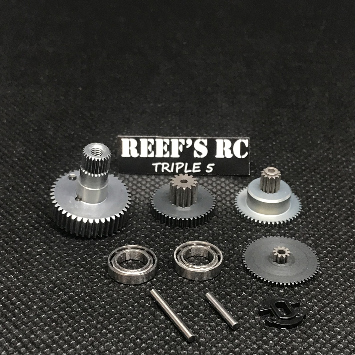 Picture of Reefs RC SEHREEFS08 555 Servo Gear Set with Dual Bearings