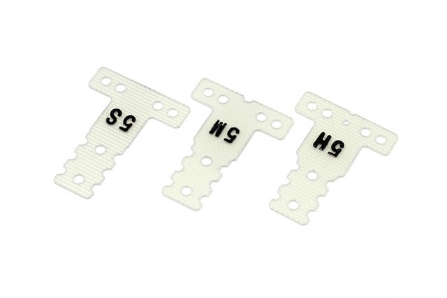 KYOMZW437 FRP Rear Suspension Plate Set - 0.5, MR03MM.LM & MM2